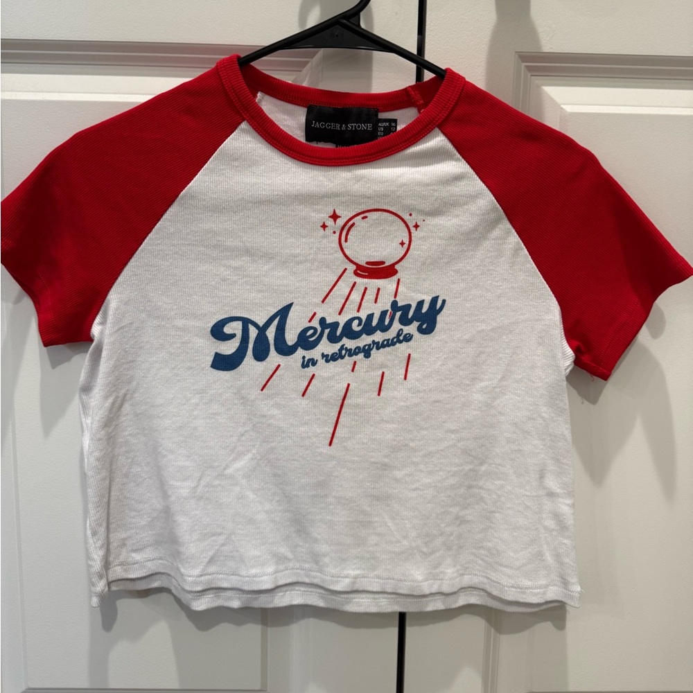 Jagger and Stone Large Mercury In Retrograde Crop Top